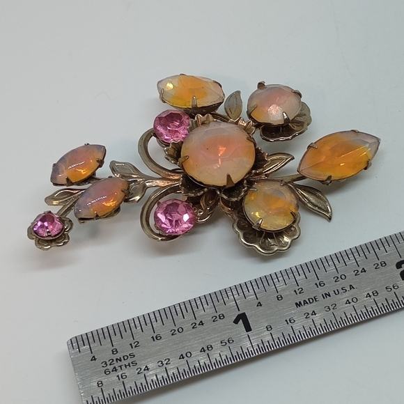 * vintage Parfait Moonglow Juliana? unsigned pin brooch - Picture 2 of 5